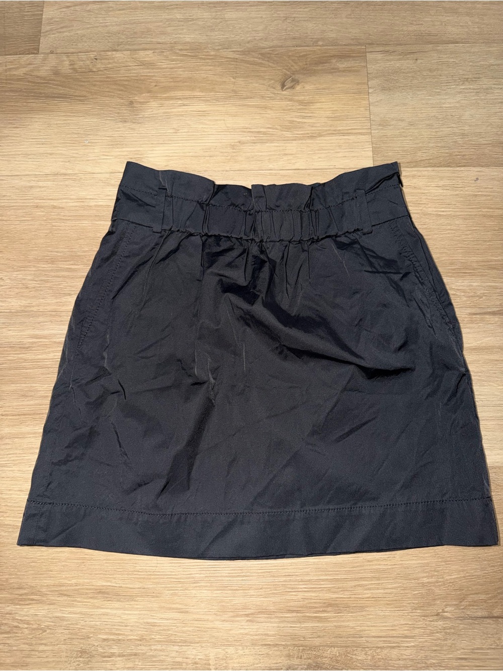 Banana Republic Black Elastic-Waist Mini Skirt